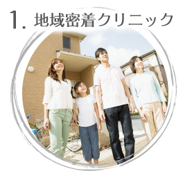 1.地域密着クリニック